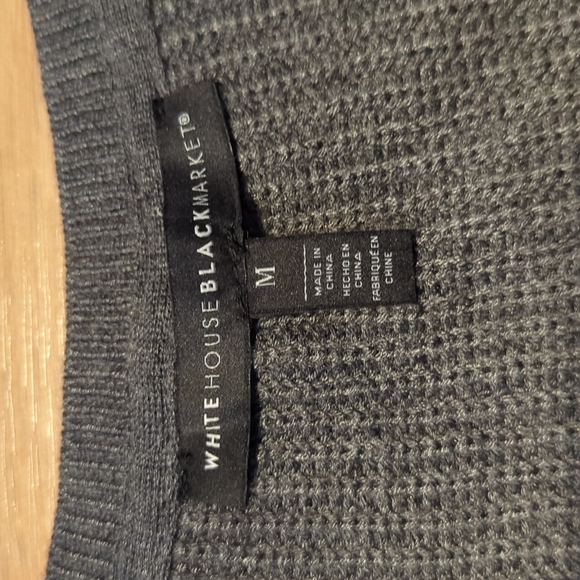 White House Black Market gray dress. Size Medium - Picture 7 of 9